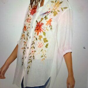 JOHNNY WAS "WORKSHOP" NALINA OVERSIZED TUNIC